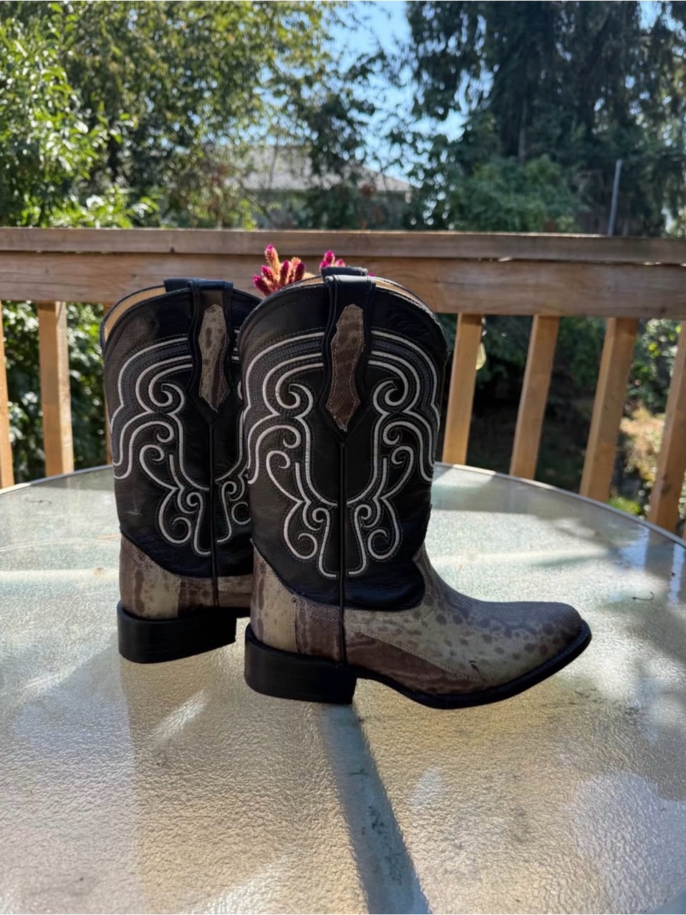 Women’s Custom Snake Skin Cowboy Boots